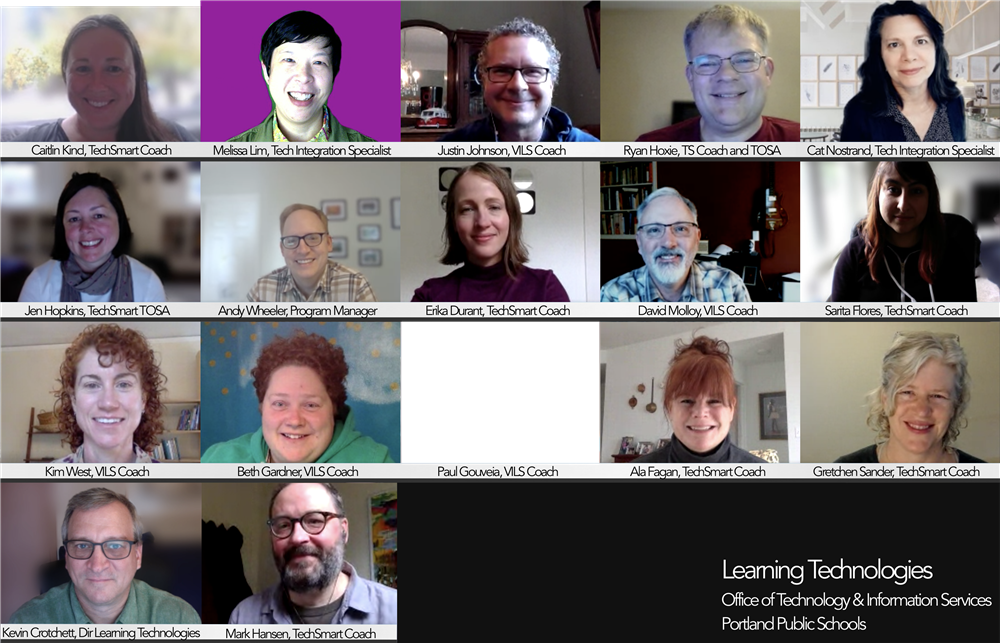 The Learning Technologies Team The Learning Technologies Team